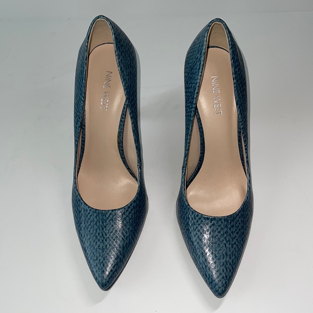 Nine West Reptile Print Pumps